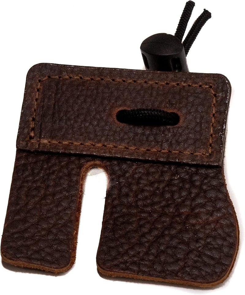 Shatterproof Archery Split Finger Archery Shooting Tab | Real Leather | Made in USA - Image 1
